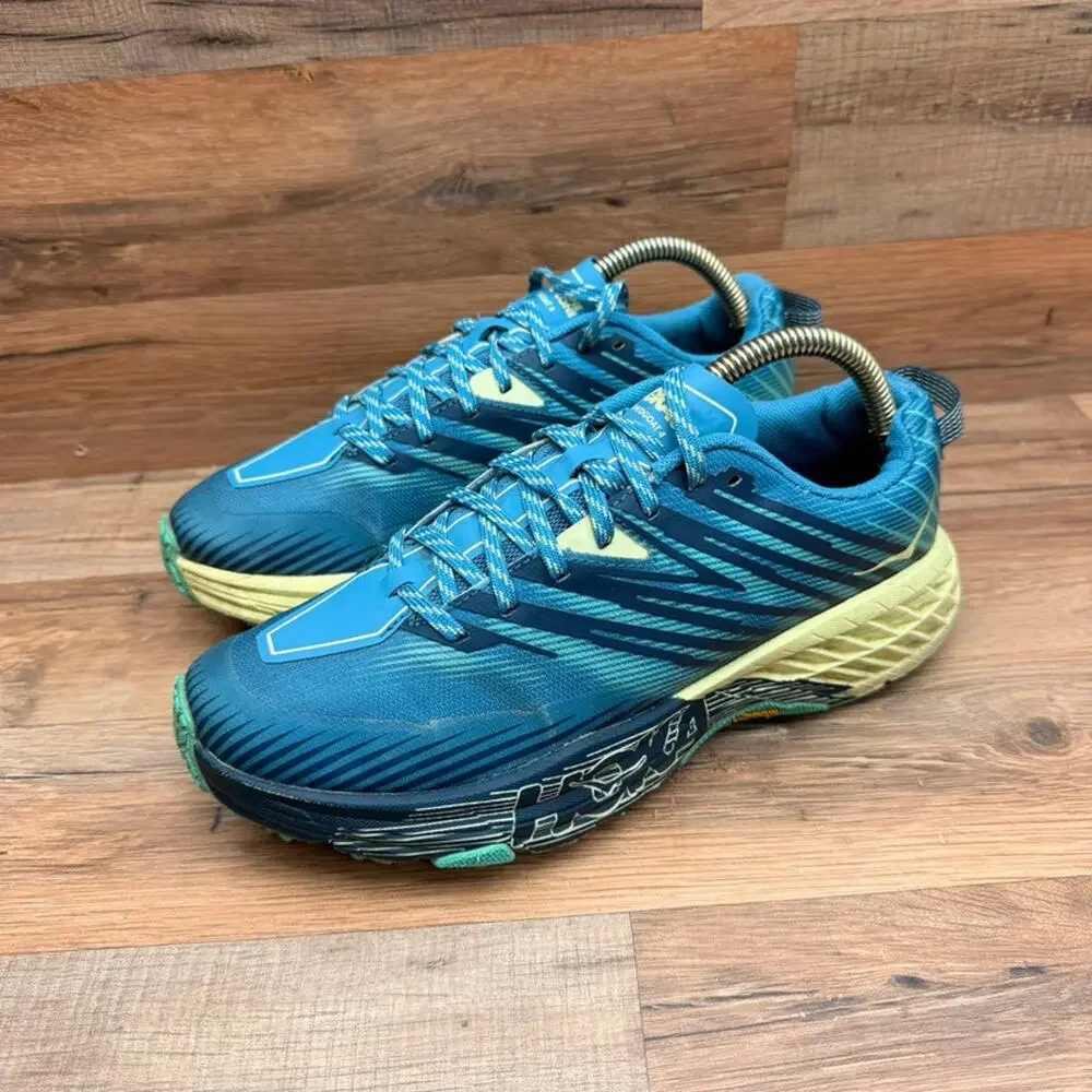 Hoka One One Speedgoat 4 Women's Size 9 Running Shoes Blue